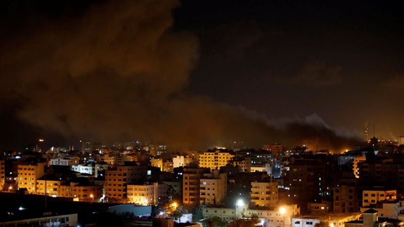 الاحتلال استهدف نقطة للضبط الميداني شرق دير البلح في غزة بقذيفتين