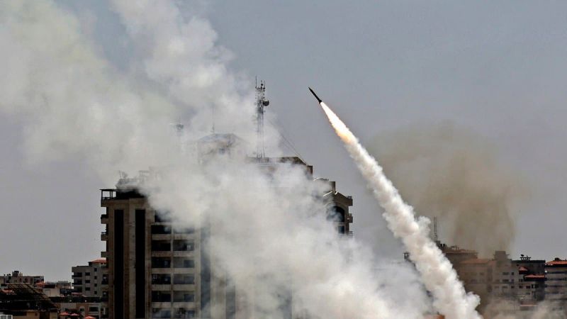 سرايا القدس: رشقة صاروخية ثقيلة على مدينة عسقلان المحتلة 