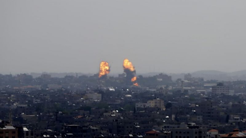 طائرات الاحتلال تستهدف أرض زراعية في بيت لاهيا شمال قطاع غزة