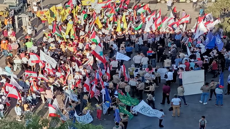 مسيرة شعبية في طرابلس تحيةً لفلسطين 