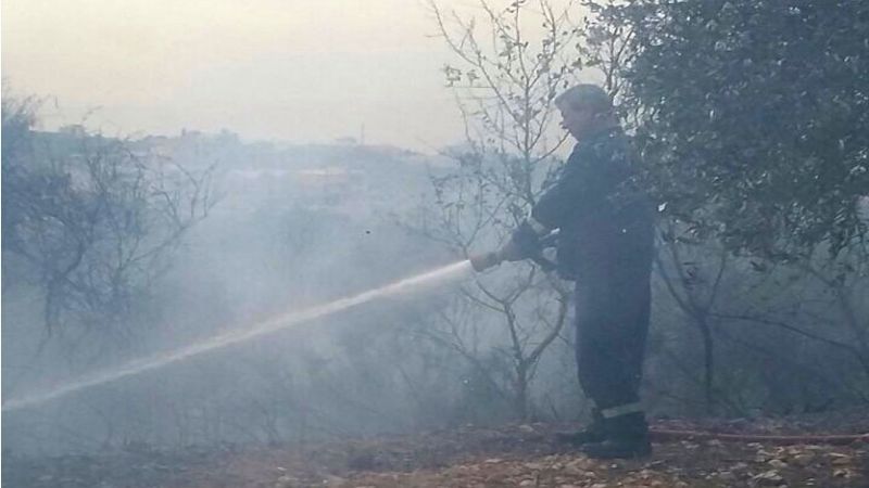 لبنان: إخماد حريق في أحراج الغسانية  
