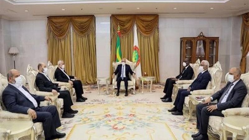 رئيس المكتب السياسي لـ "حماس" اسماعيل هنية يلتقي الرئيس الموريتاني محمد ولد الشيخ الغزاوي