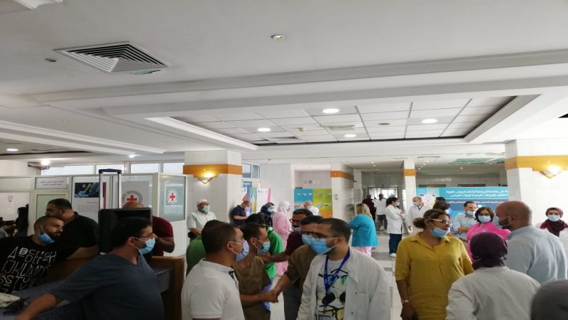 اعتصام لموظفي مستشفى بيروت الحكومي: طفح الكيل