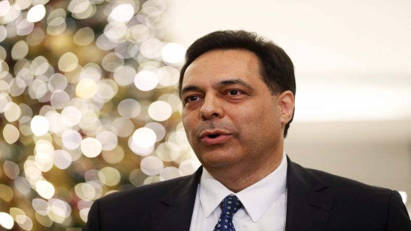 لبنان: دياب التقى سفير قطر وبحثا في الأوضاع