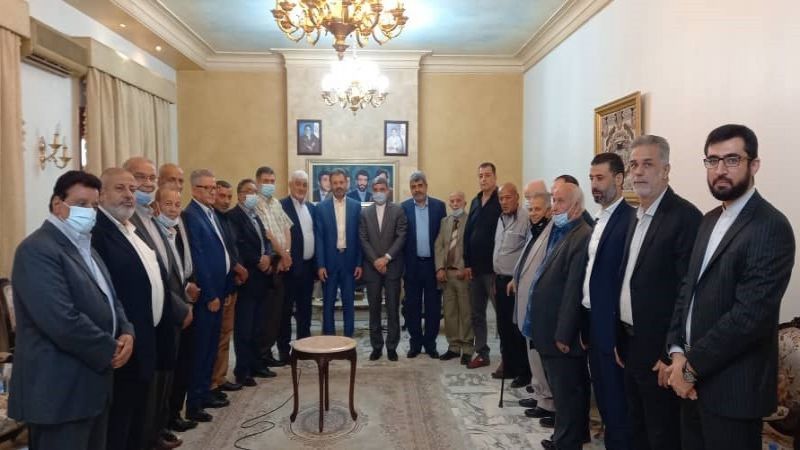 لبنان: وفد تحالف القوى الفلسطينية زار السفارة الإيرانية مهنئًا
