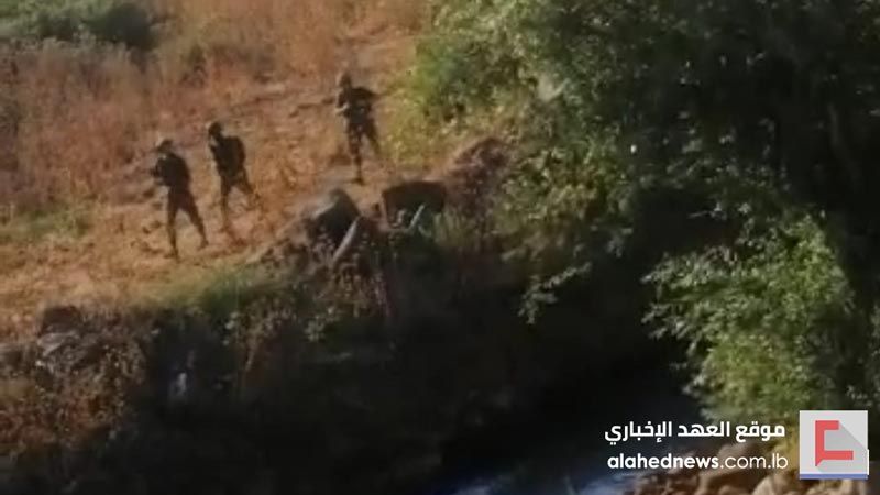 قوات العدو تعتدي على منتزهات الضفة الشرقية لنهر ‎الوزاني
