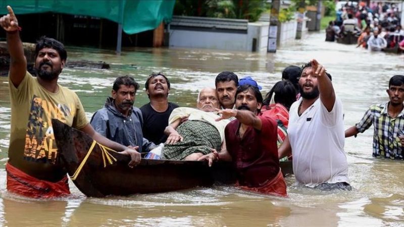 ارتفاع عدد قتلى الفيضانات والانهيارات الأرضية في الهند