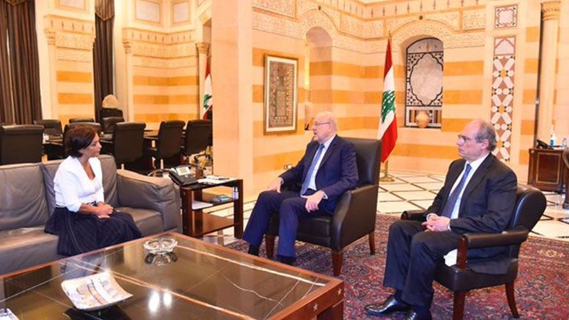 لبنان: الرئيس ميقاتي استقبل المنسقة المقيمة للأمم المتحدة في لبنان