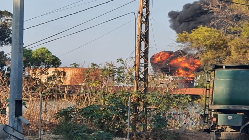 لبنان: الخزان المحترق في منشآت مصفاة الزهراني يحمل الرقم 702