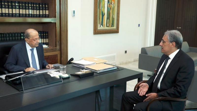 الرئيس عون عرض مع الوزير خوري التحقيقات الجارية في الأحداث الدامية في الطيونة