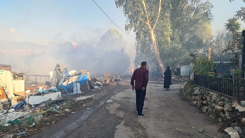 لبنان: حريق في بلدة الشرقية تسبَّب بحالات اختناق بين المواطنين