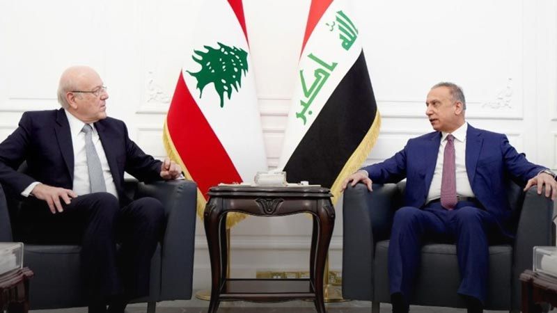 الرئيس ميقاتي يبدأ محادثات رسمية مع نظيره العراقي