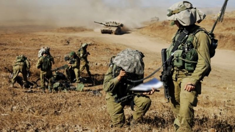 مناورة لجيش الاحتلال على حدود غزة