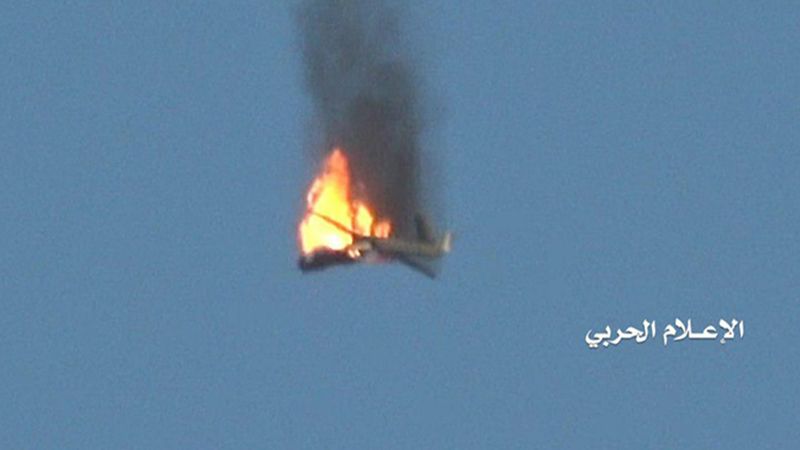 إسقاط طائرة تجسّس بصاروخ أرض جو يمني في عسيلان بشبوة