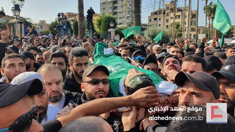 لبنان: حماس تشيع شهداءها في صيدا