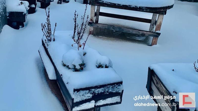 لبنان يستقبل العاصفة "هبة".. طرقات مقطوعة بالثلوج