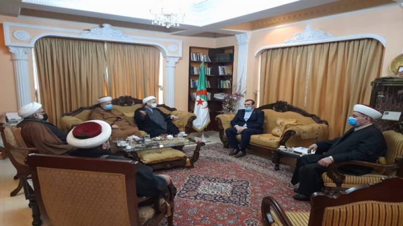 "تجمع العلماء المسلمين" زار سفير الجزائر: القضية الفلسطينية هي القضية المركزية للأمة