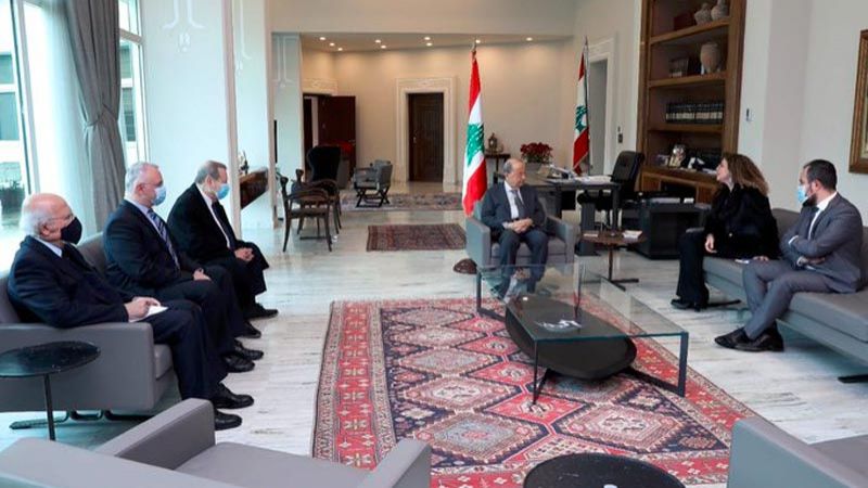 الرئيس عون استقبل وفدًا من نقابة المهن البصرية في لبنان 