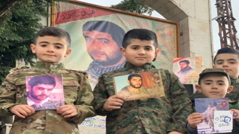 حزب الله يحيي الذكرى السنوية للشهيد رضا الشاعر في مكان إستشهاده