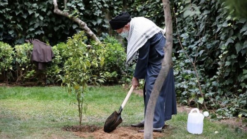 الإمام الخامنئي في يوم الشجرة: لأخذ موضوع تطوير الطاقة النظيفة على محمل الجد