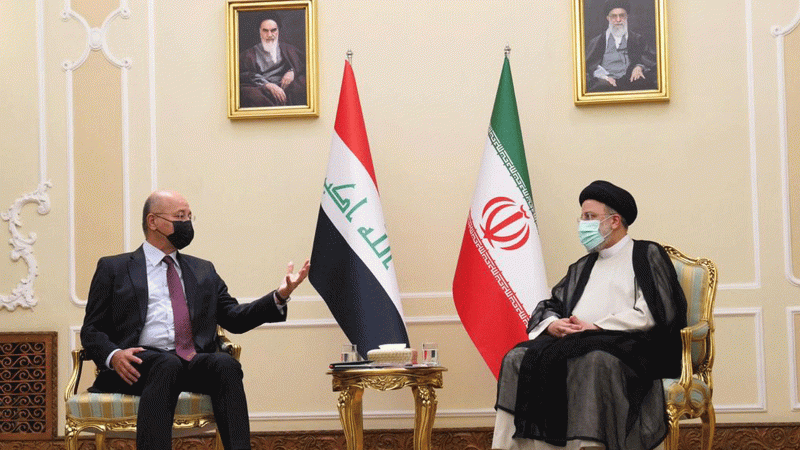 رئيسي في إتصال بصالح: ندعم وحدة العراق واستقلاله وتشكيل حكومة قوية
