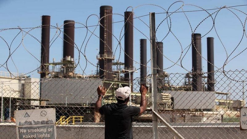 محطة كهرباء غزة تتوقف عن العمل بسبب نفاد الوقود