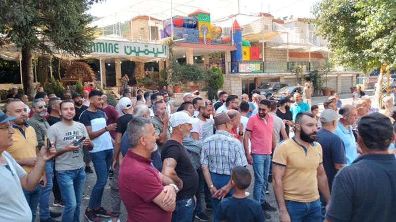 لبنان: اعتصام لأهالي عين زحلتا ونبع الصفا احتجاجًا على انقطاع المياه