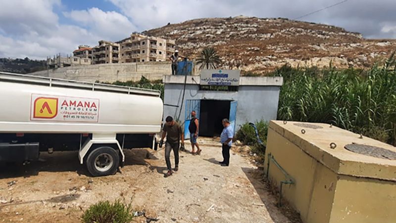 حزب الله يستأنف توزيع المازوت المجاني لآبار المياه في بلدات صيدا&nbsp;
