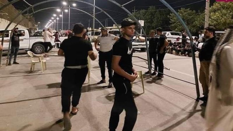 الحكومة العراقية تعلن حظر التجول في جميع المحافظات بعد مظاهرات جماعة الصدر