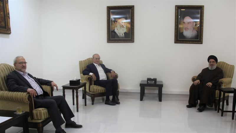 الأمين العام لحزب الله يستقبل رئيس حزب التوحيد العربي