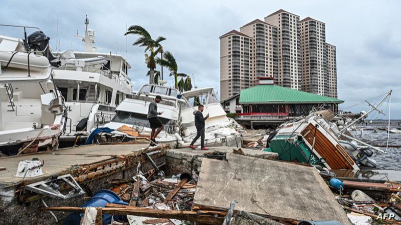 بايدن يعلن حالة "كارثة طبيعية كبرى" في فلوريدا بسبب إعصار "إيان"