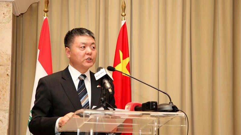 السفير الصيني: سنواصل دعم سيادة لبنان واستقلاله وسلامة أراضيه