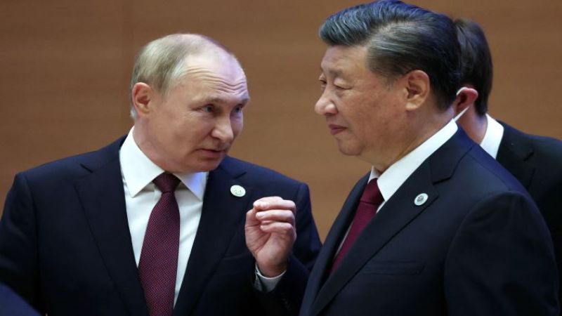 بوتين لنظيره الصيني: يجب أن نوحد جهودنا لبناء نظام عالمي أكثر ديمقراطية وعدالة لمواجهة التهديدات والتحديات