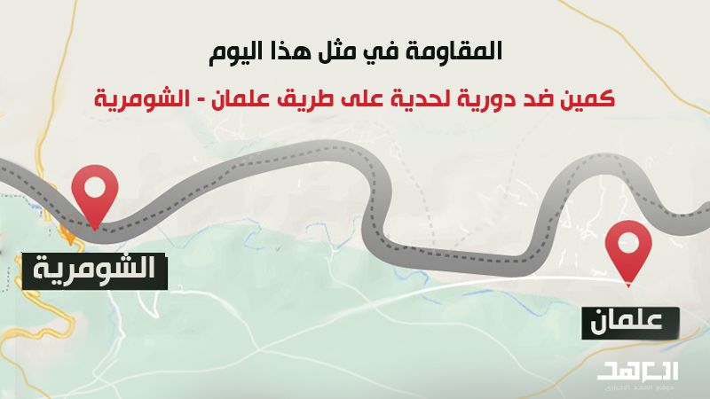 المقاومة في مثل هذا اليوم: كمين ضد دورية لحدية على طريق علمان - الشومرية