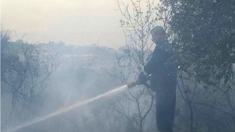 لبنان: حريق بين وادي جزين وعراي يعمل الدفاع المدني على محاصرته