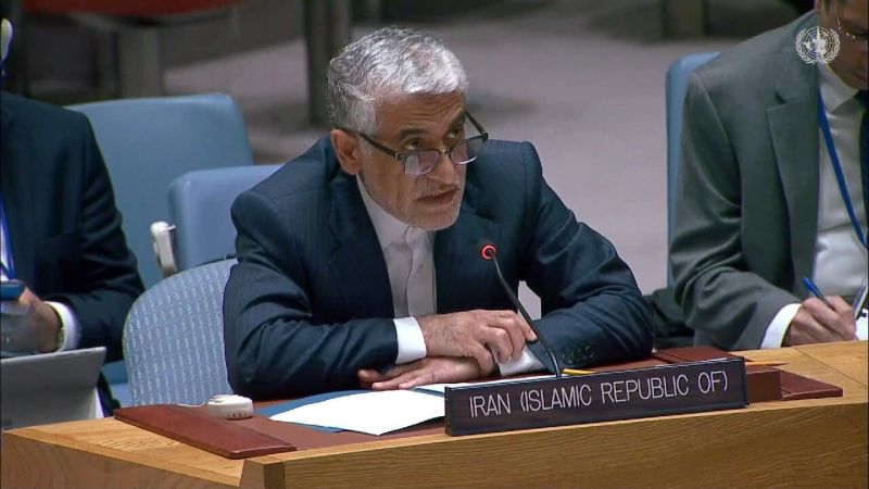 إيران تنتقد صمت مجلس الأمن تجاه اعتداءات الكيان الصهيوني المتكررة على سوريا