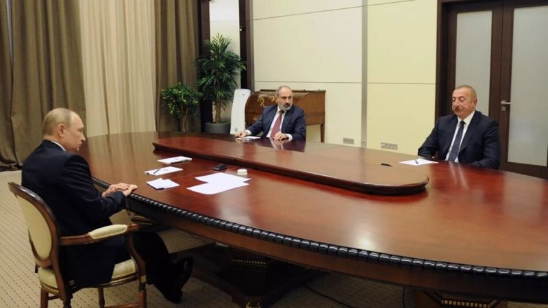 إجتماع ثلاثي لقادة روسيا وأرمينيا وآذربيجان: يجب أن نضع حدًا للصراع في قره باخ