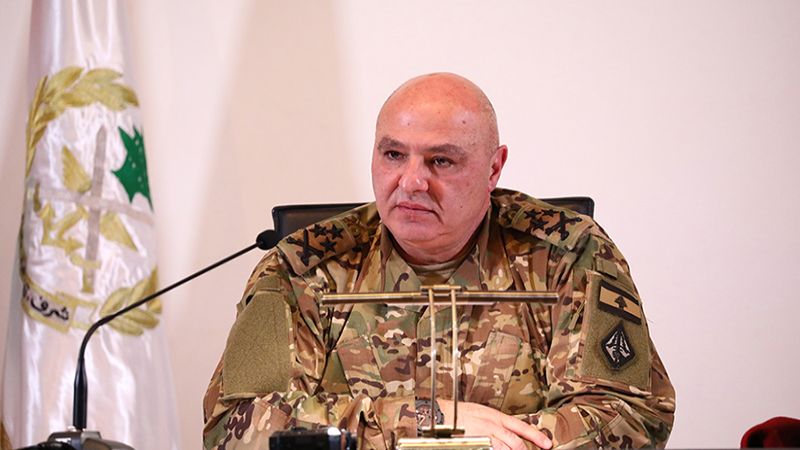 قائد الجيش: الوضع الأمني ممسوك ولن نسمح باستغلال الوضع&nbsp;