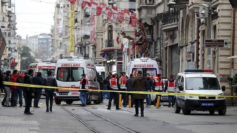 قتلى وجرحى بتفجير إرهابي وسط اسطنبول