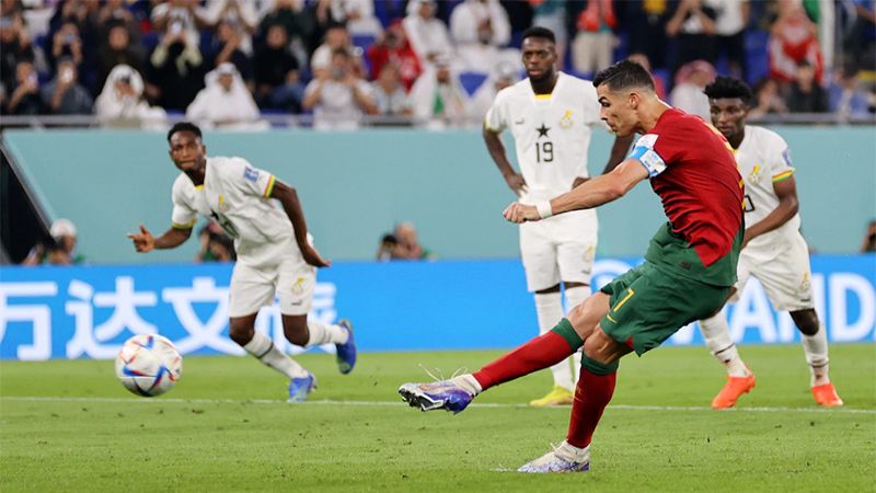 رونالدو يقود البرتغال لفوز مثير على غانا.. ويدخل التاريخ