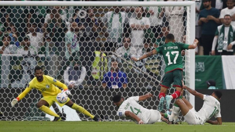 مونديال 2022: المنتخب المكسيكي يسجل الهدف الثاني في مرمى المنتخب السعودي 