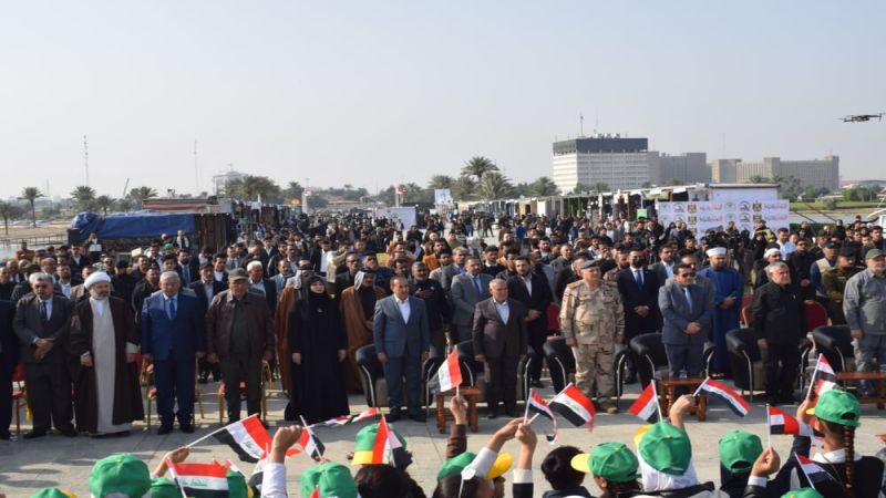 بالصور.. الحشد الشعبي يطلق المخيم الثقافي الفني لقادة النصر في بغداد