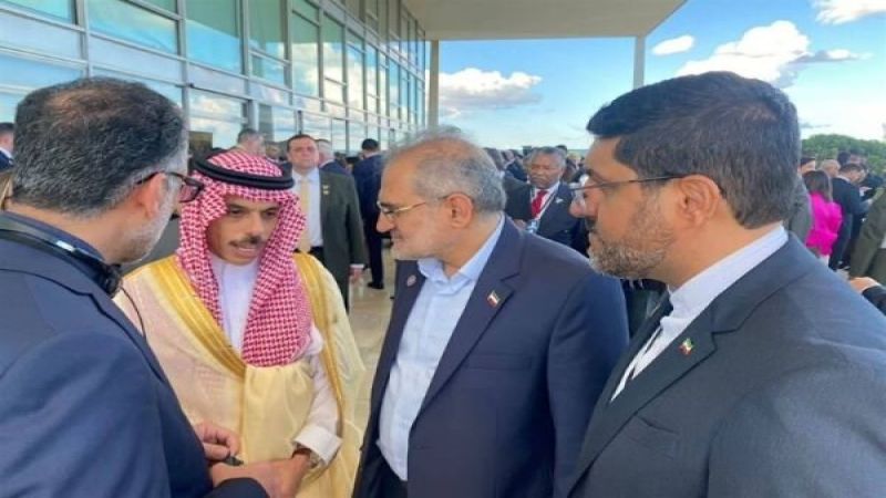 مساعد الرئيس الإيراني يلتقي وزير الخارجية السعودي في البرازيل: لضرورة استمرار المحادثات