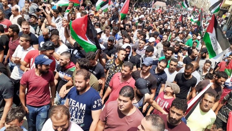 فلسطين: مسيرات حاشدة في قطاع غزة تنديداً بجريمة الاحتلال في جنين