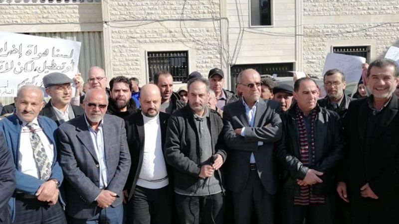 لبنان: اعتصام لروابط المعلمين أمام مركز المنطقة التربوية في بعلبك