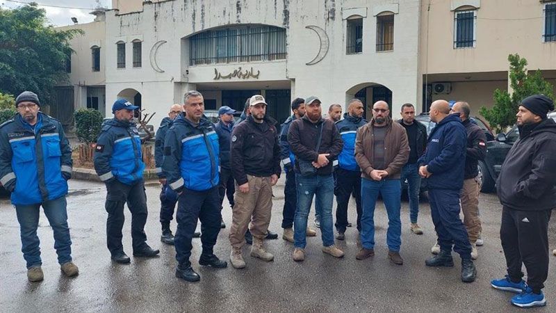 لبنان: وقفة احتجاجية لعناصر شرطة بلدية صيدا لتحسين رواتبهم