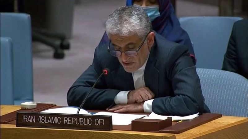  السفير الإيراني لدى الأمم المتحدة: "تل أبيب" مسؤولة عن هجوم أصفهان ولنا حق الرد