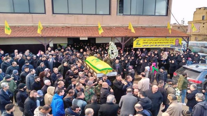 حزب الله وأهالي بلدة حارة الفيكاني شيعوا فقيد الجهاد والمقاومة عماد علي فهد حسن