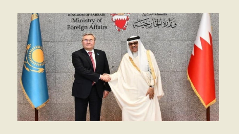 وزير خارجية كازاخستان في البحرين للمرة الأولى