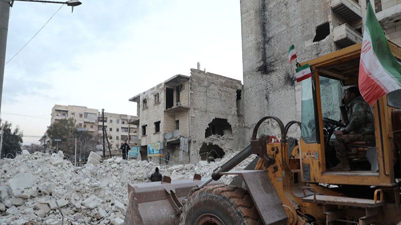جهود الإغاثة الإيرانية في حلب.. برد وسلام على ضحايا الزلزال